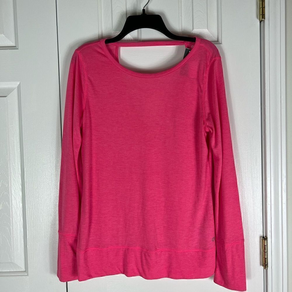 NWT Gap Womens Hot Pink Blouse L
